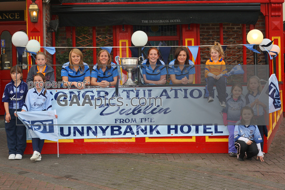 Dublin Ladies TG4 All Ireland Champions 2010.Welcome Home Party- Na Fianna GAA Club, 8th October 2010